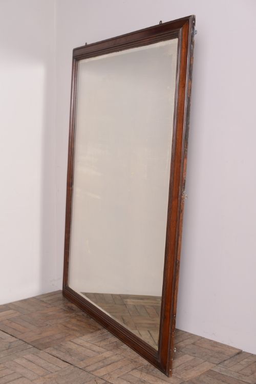 fig 1. Huge Antique Mahogany Mirror