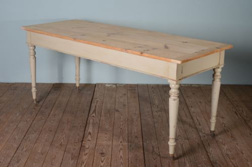 19th Century Antique Pine Dining Table.
