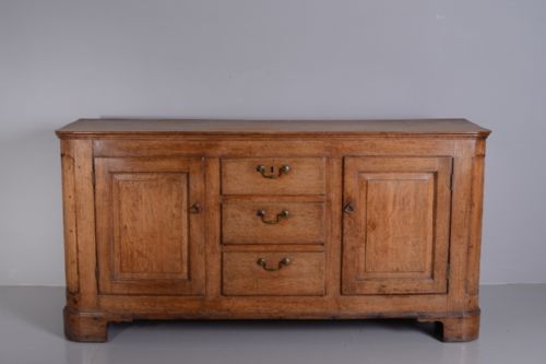 fig 1. Georgian Antique Oak Dresser Base.