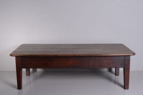 French Country Antique Chestnut Coffee Table.