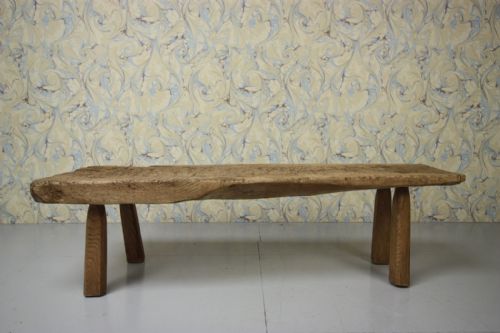 19th Century Antique Cumbrian Elm Pig Bench Table.