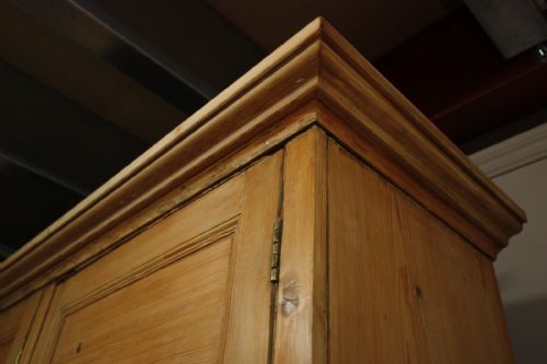 fig 2. Large Georgian Antique Pine Housekeepers Cupboard.