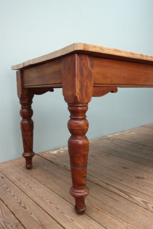fig 1. Large 19th Century Antique Dining Table