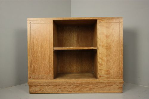 fig 1. 1930's Heals Oak Floor Bookcase.