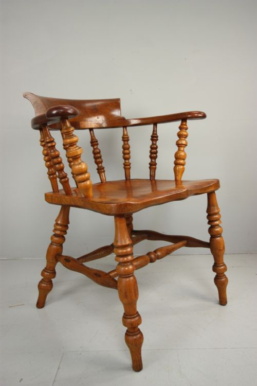 Edwardian Antique Captains  Armchair from Addingham.