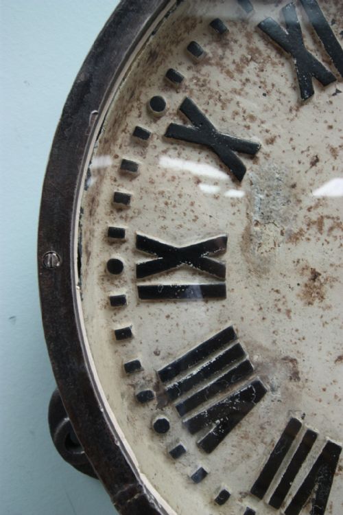Working 1930'S Gents Cast Iron Clock.