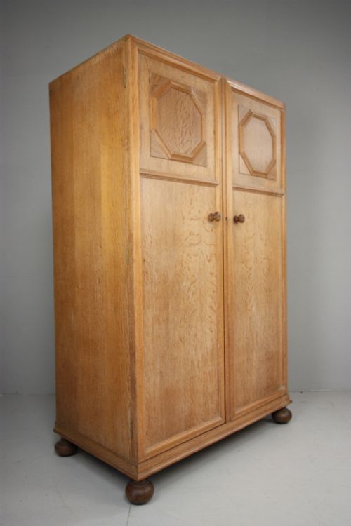 Lovely Heals 1930'S Oak Wardrobe.
