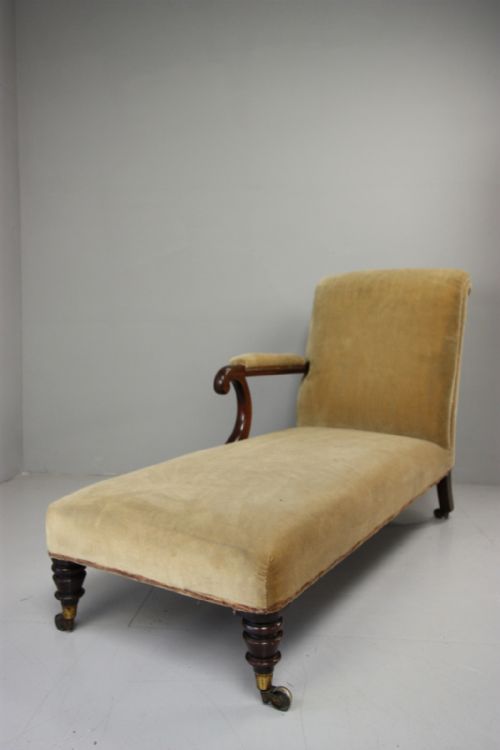 fig 1. Regency Antique Chaise Longue by Miles & Edwards.
