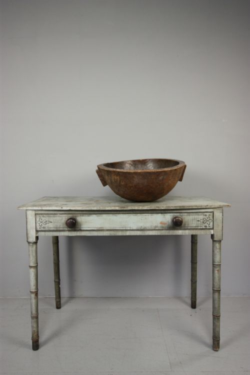 Regency Painted Pine Antique Side Table.