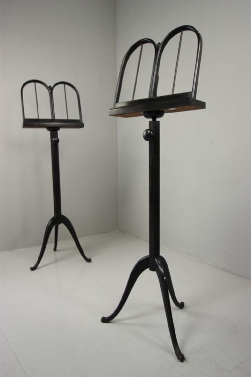 Pair of 1920'S Tall Music Stands.