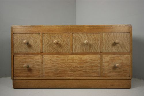 1930'S Waring & Gillows Low Oak Chest