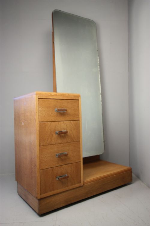 1920'S Oak Dressing Table by Bowman Brothers