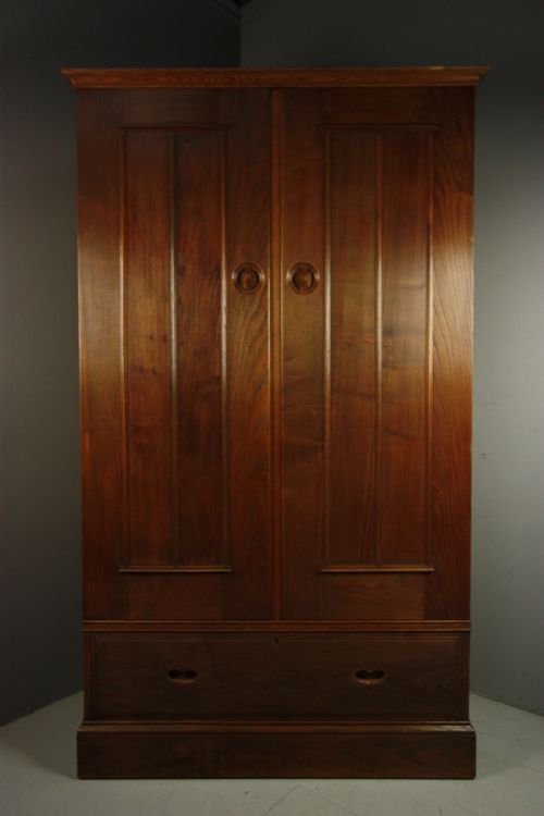 Rare Antique Chestnut Wardrobe by Ambrose Heal.