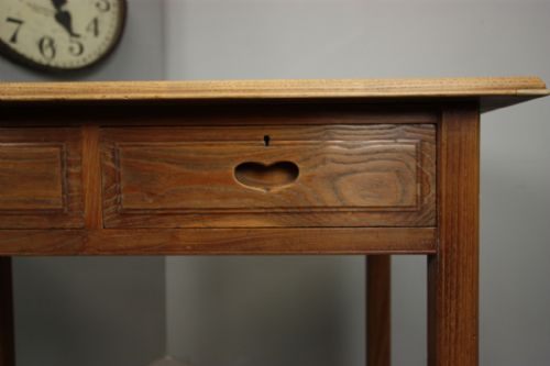 Rare Heals Antique Chestnut Side Table
