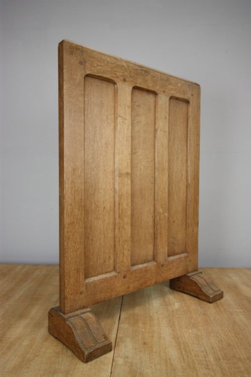Rare 1920'S Heals Oak Fire Screen