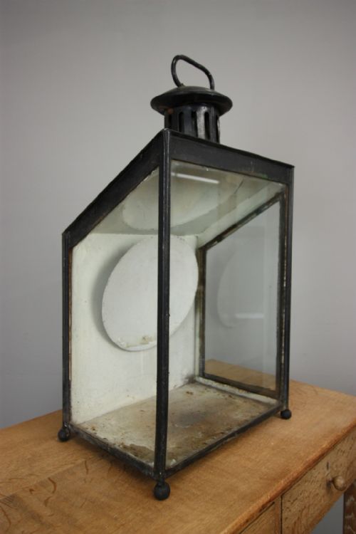 Edwardian Antique Railway Platform Lantern.
