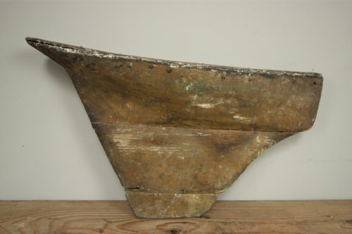 Sculptural 19th Century Yacht Hull.