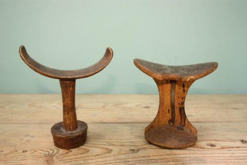 Pair of African Antique Head Rests.