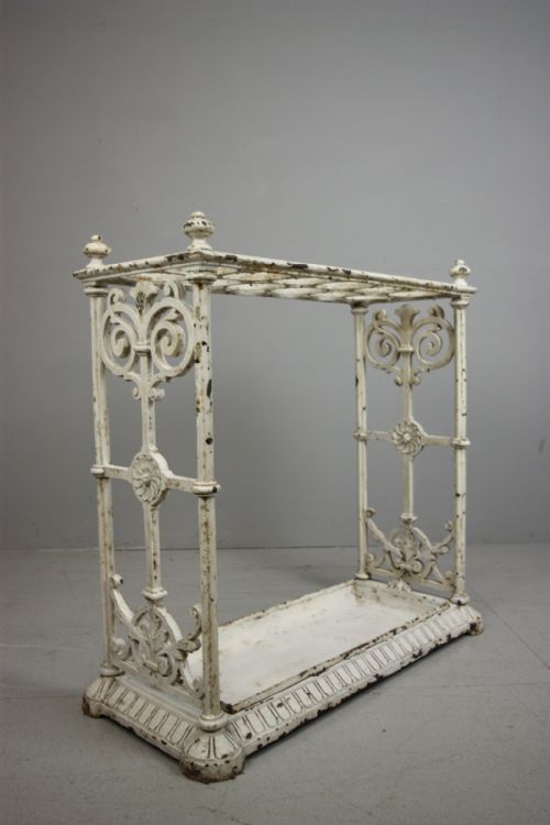 19th Century Antique Cast Iron Umbrella Stand.