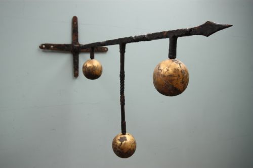 Georgian Antique Pawn Brokers Hanging Sign.