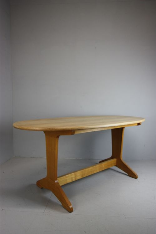 1940'S Oval Oak Dining Table by Reynolds for Heals.