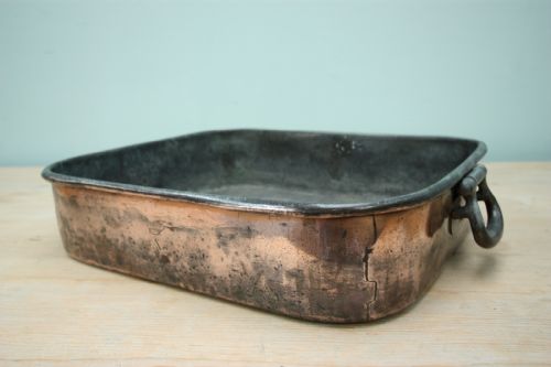 19th Century English Antique Copper Oblong Pan.