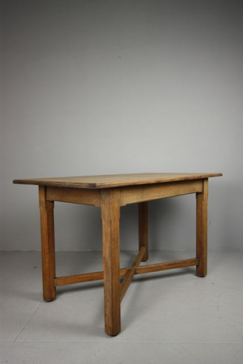 Antique Oak Desk / Side Table by Heals of London.
