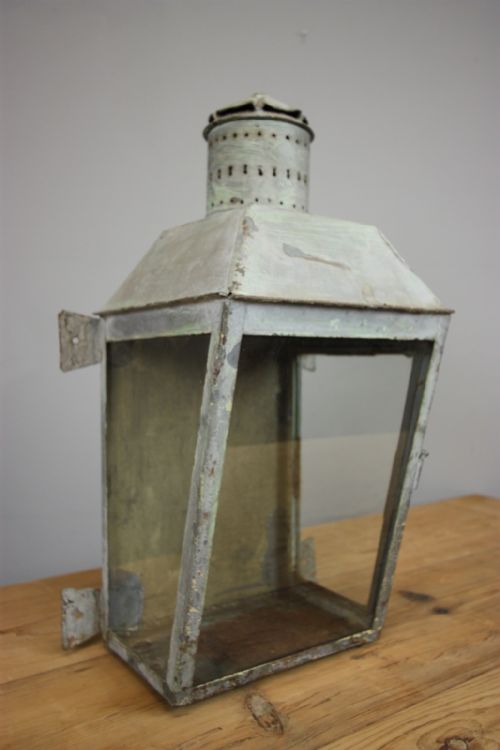 Georgian Antique Copper Wall Lantern.