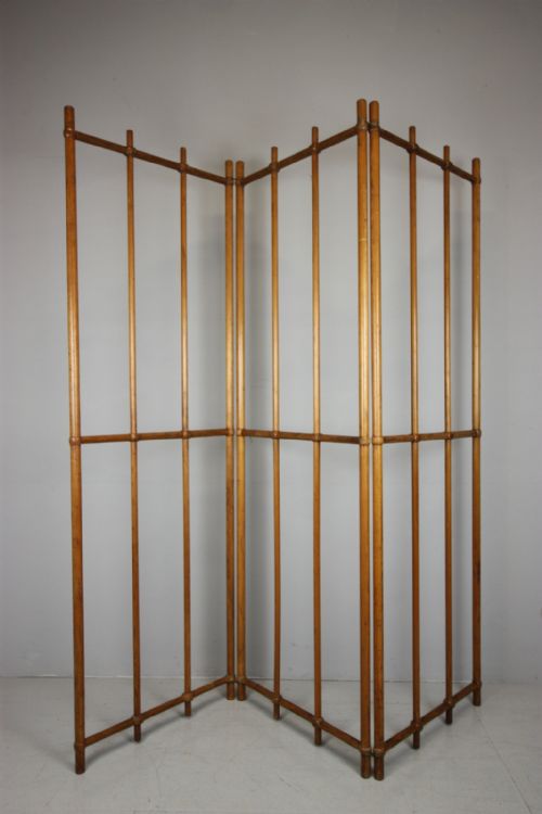 English 19th Century Antique Folding Screen.