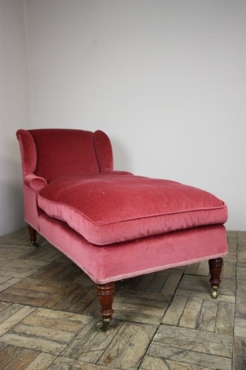 Howard & Sons Antique Armchair / Daybed.