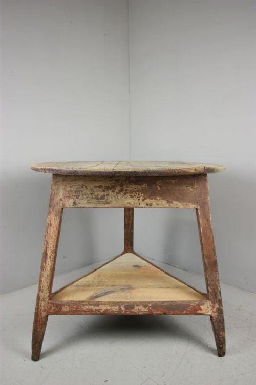 Georgian Antique Pine Cricket Table.