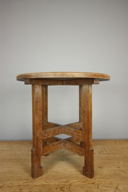 1930'S Heals Low Oak Side Table.