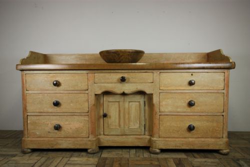 Lancashires No1 Antique Dairy Dresser in Original Paint.