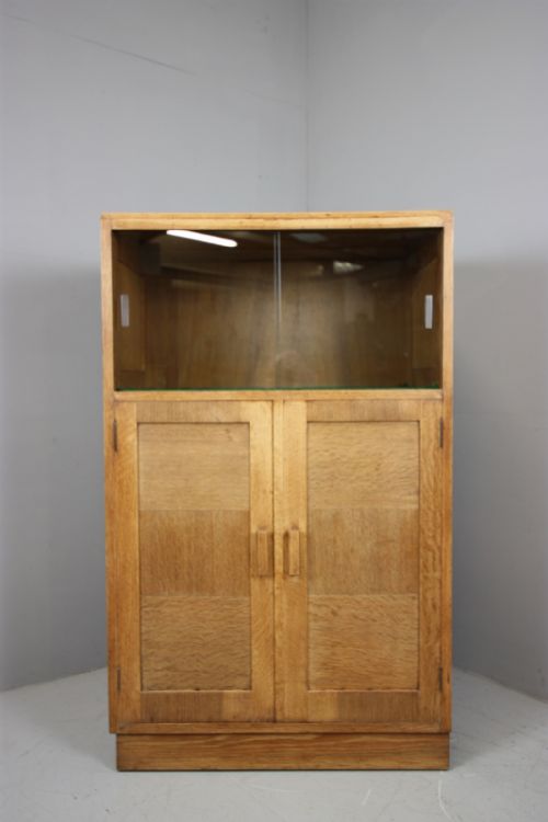 1920'S Oak Cabinet by Bowman Brothers London.