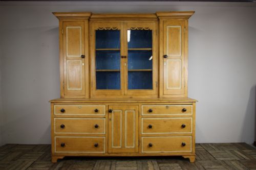 Antique Pine Dresser in Original Paint Finish.