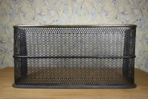 English 19th Century Antique Pierced Steel Fire Fender.