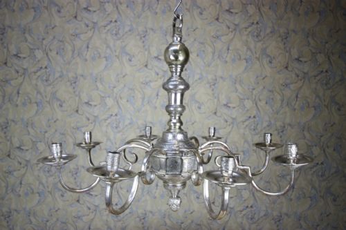 Large 19th Century Silver Plated Antique Candelabra.