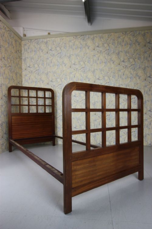 1930'S Walnut Single Bed by Betty Joel.