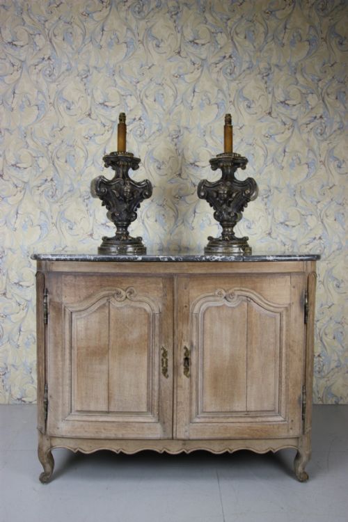 18th Century French Antique Oak Commode Cupboard.