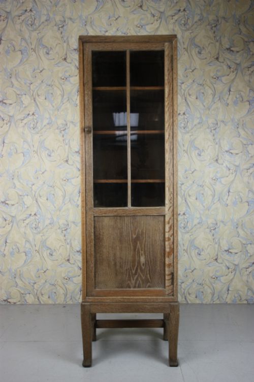 1920'S Heals Oak Display Cabinet.