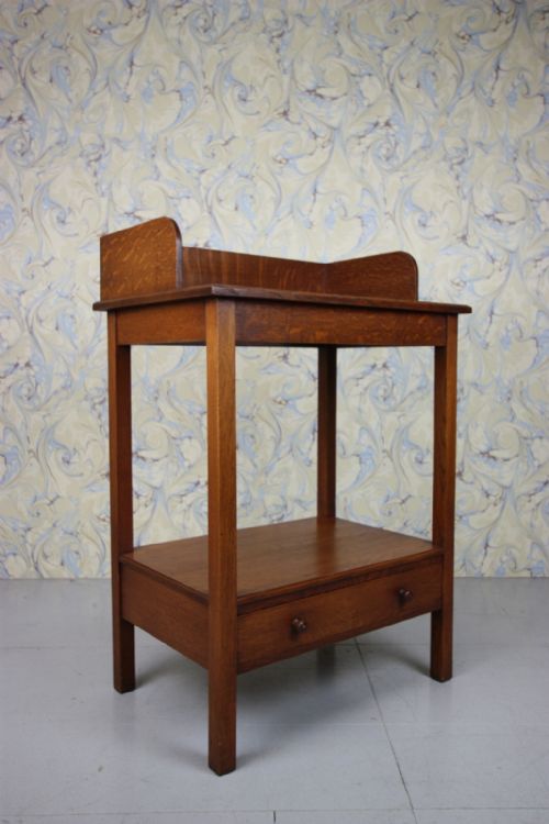 Heals Antique Oak Washstand by Ambrose Heal.