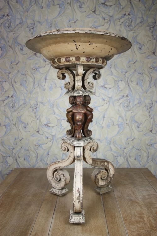 Decorative 19th Century Antique Cherub Table/stand.