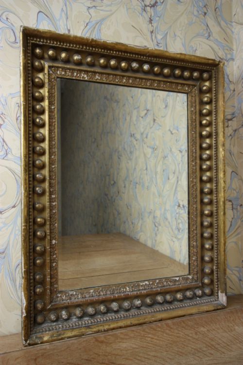 Decorative 19th Century English Antique Gilt Mirror.