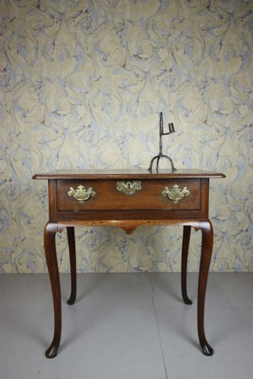 18th Century Antique Oak Low Boy Side Table.