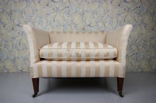 Edwardian Antique Howard & Sons Sofa Seat.