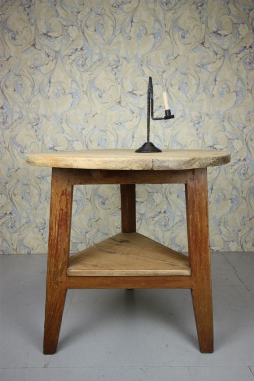 19th Century Welsh Antique Cricket Table in Paint.