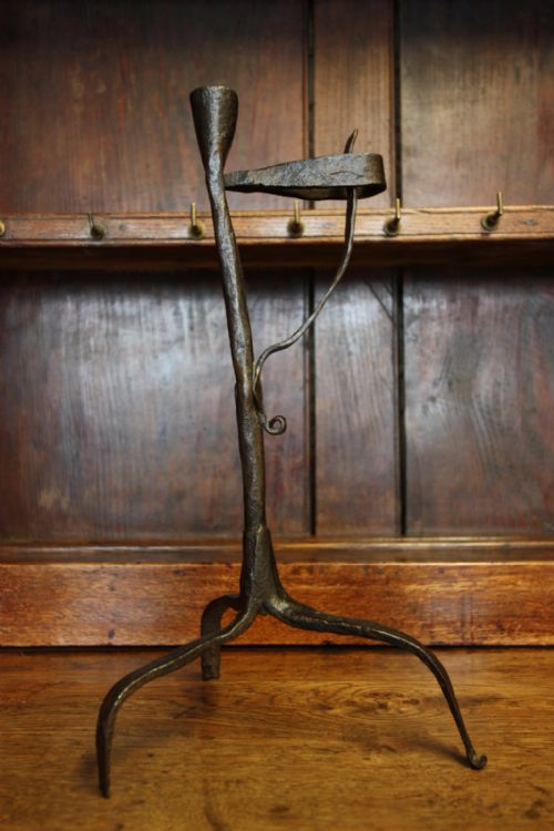 18th Century Wrought Iron Antique Peerman.
