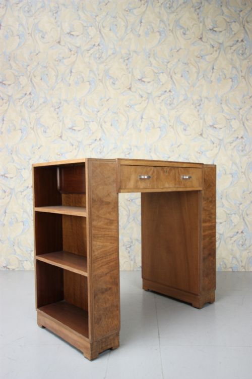 1920'S Heals Walnut Writing Desk.