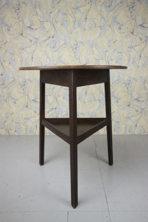 Unusual Heals Antique Oak Cricket Table.