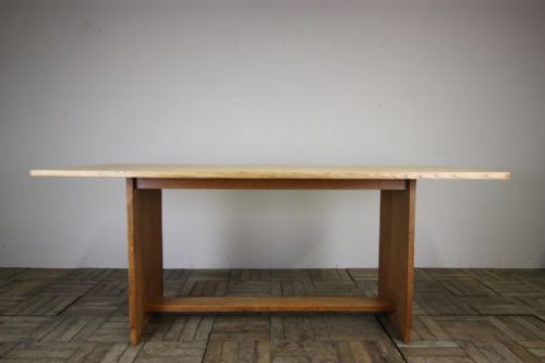 Large Heals 1930'S Oak Dining Table.
